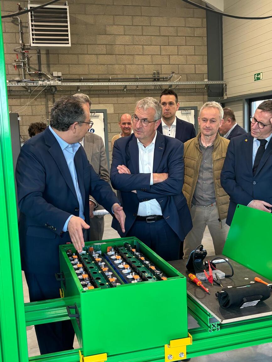 Visite de l'entreprise Tonomia à Battice