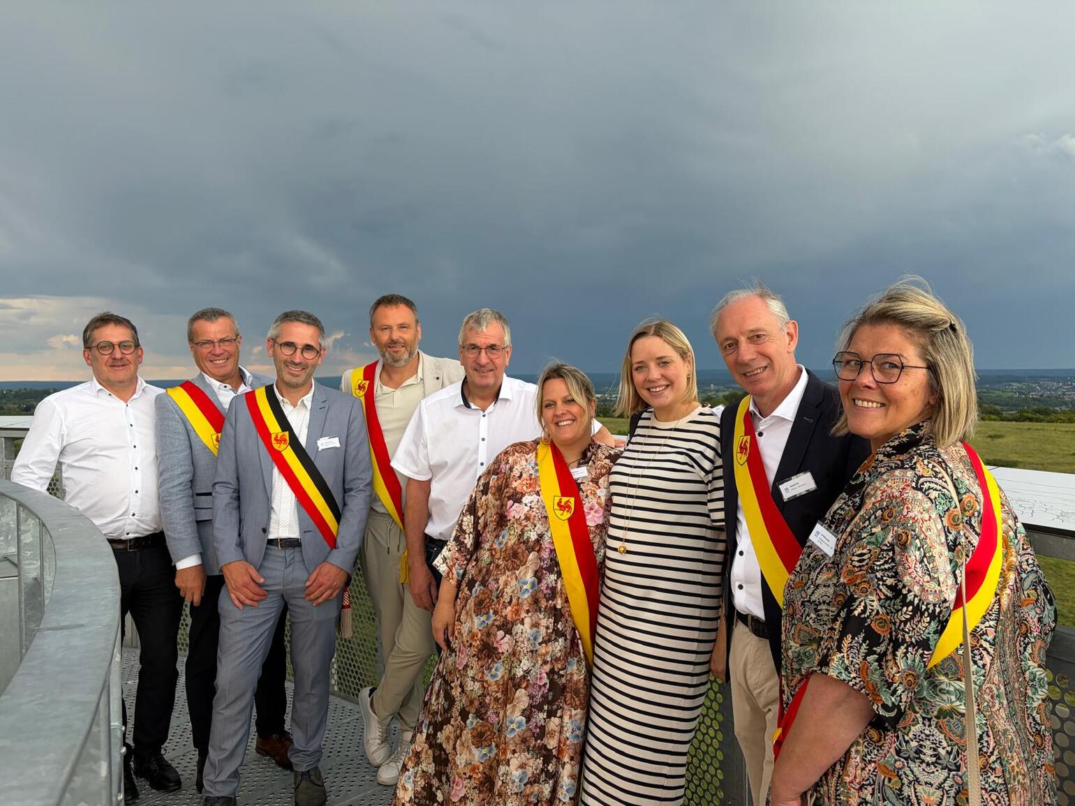 Inauguration de la nouvelle Tour panoramique de Herve