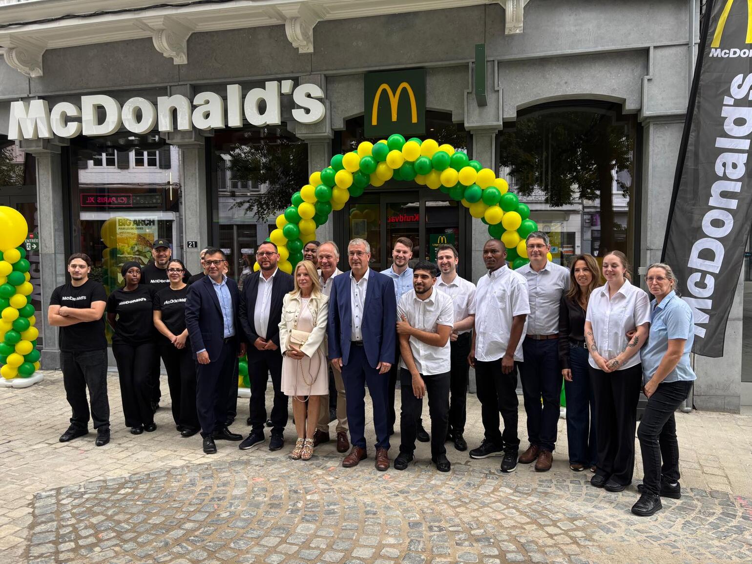 Inauguration du 2ème McDonald's de Liège