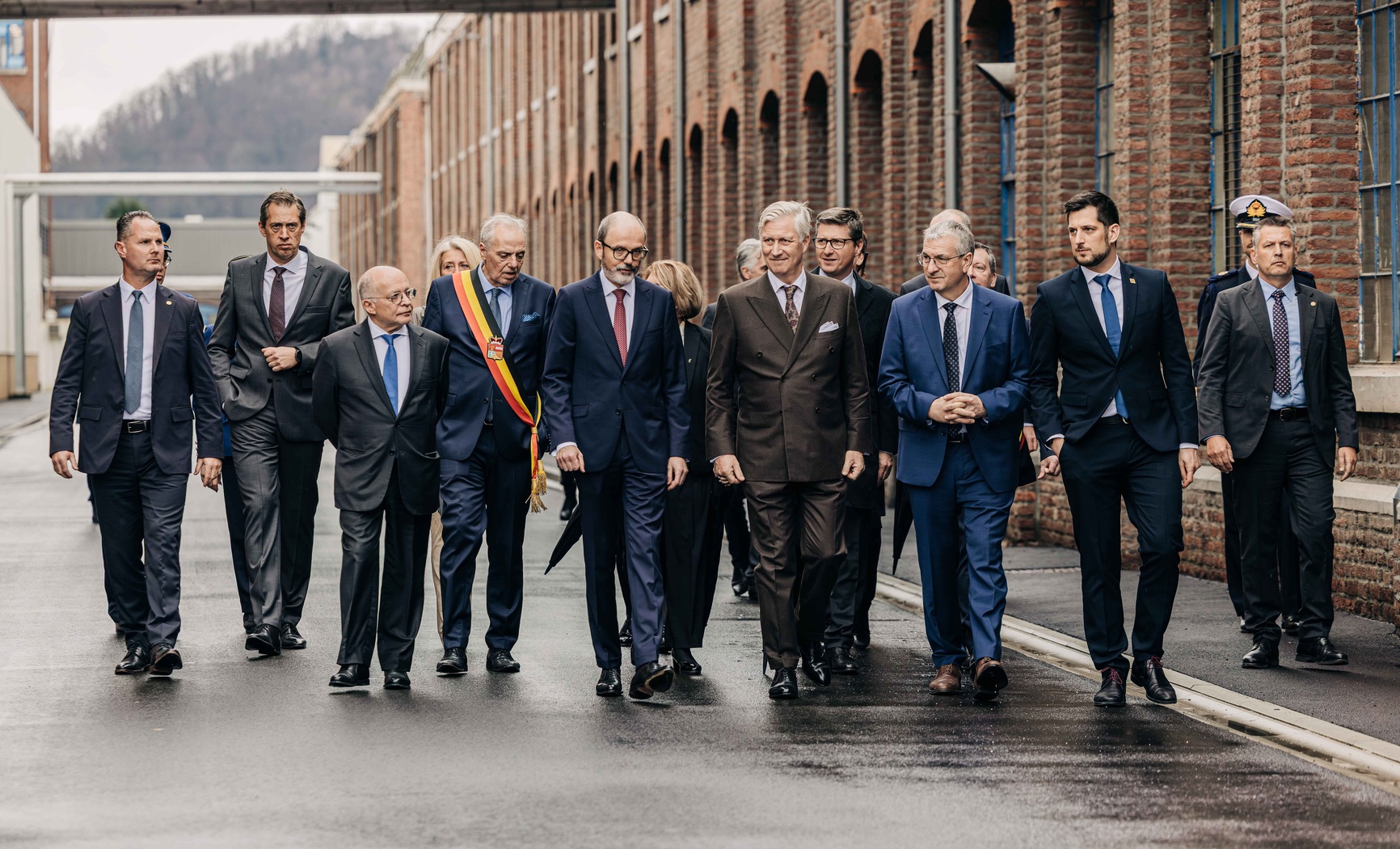 Visite de S.M. Le Roi Philippe à la FN Herstal